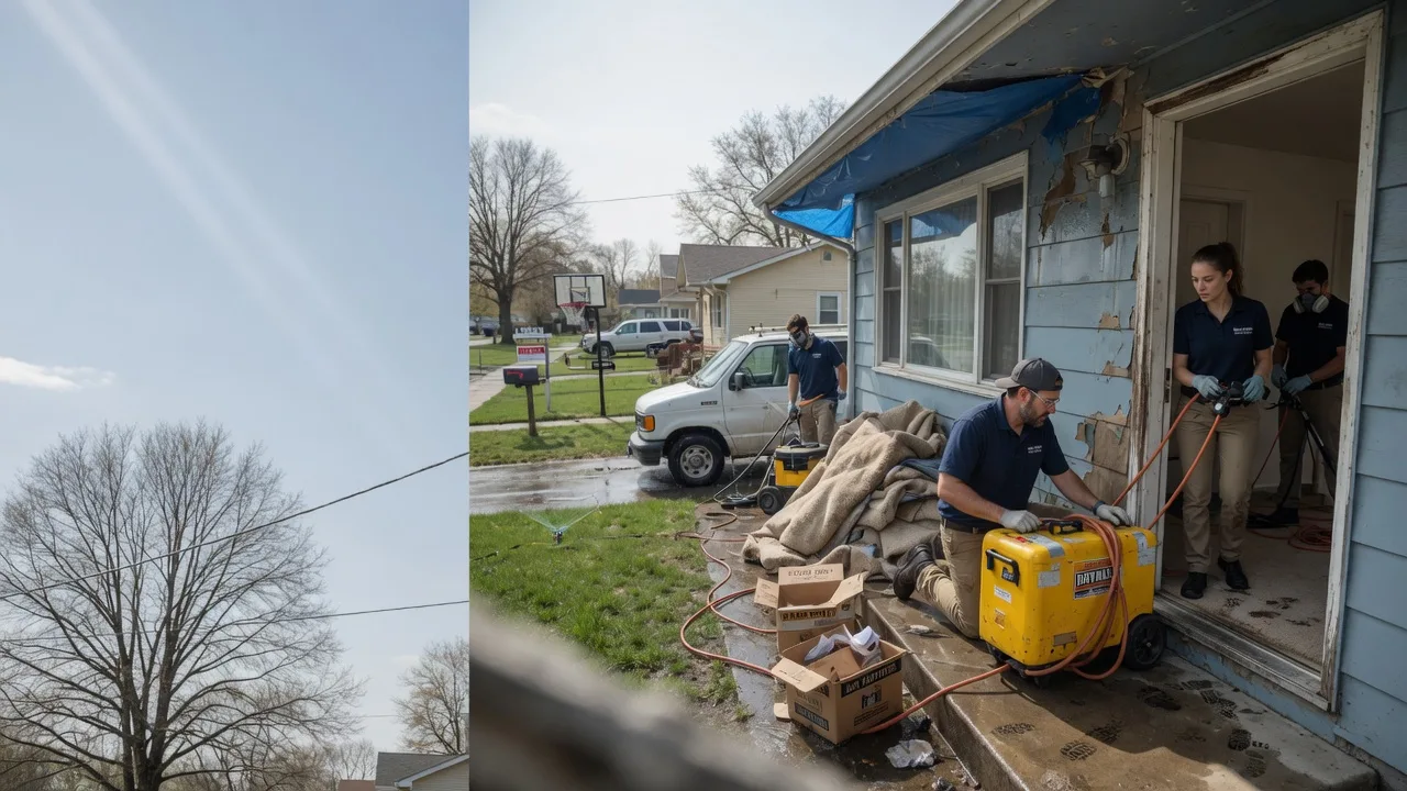 Basement Flood Cleanup in The Plains, OH near me